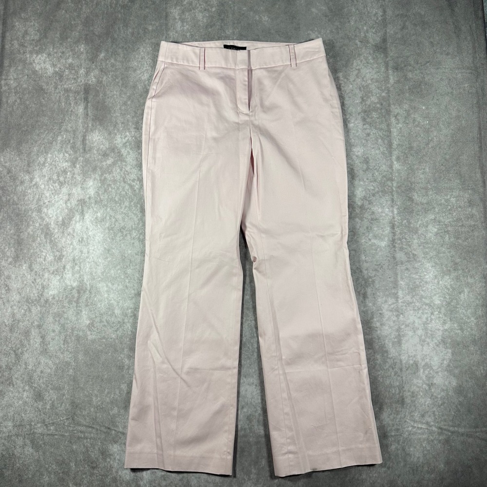 Talbots Petites Pink Straight Leg Trousers Dress Pants Size 6P Office Chic